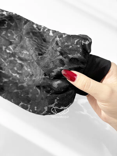 تصویر  بادی مجلسی توری طرح خال خال