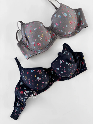 تصویر  سوتین کاپدار نخی فنردار